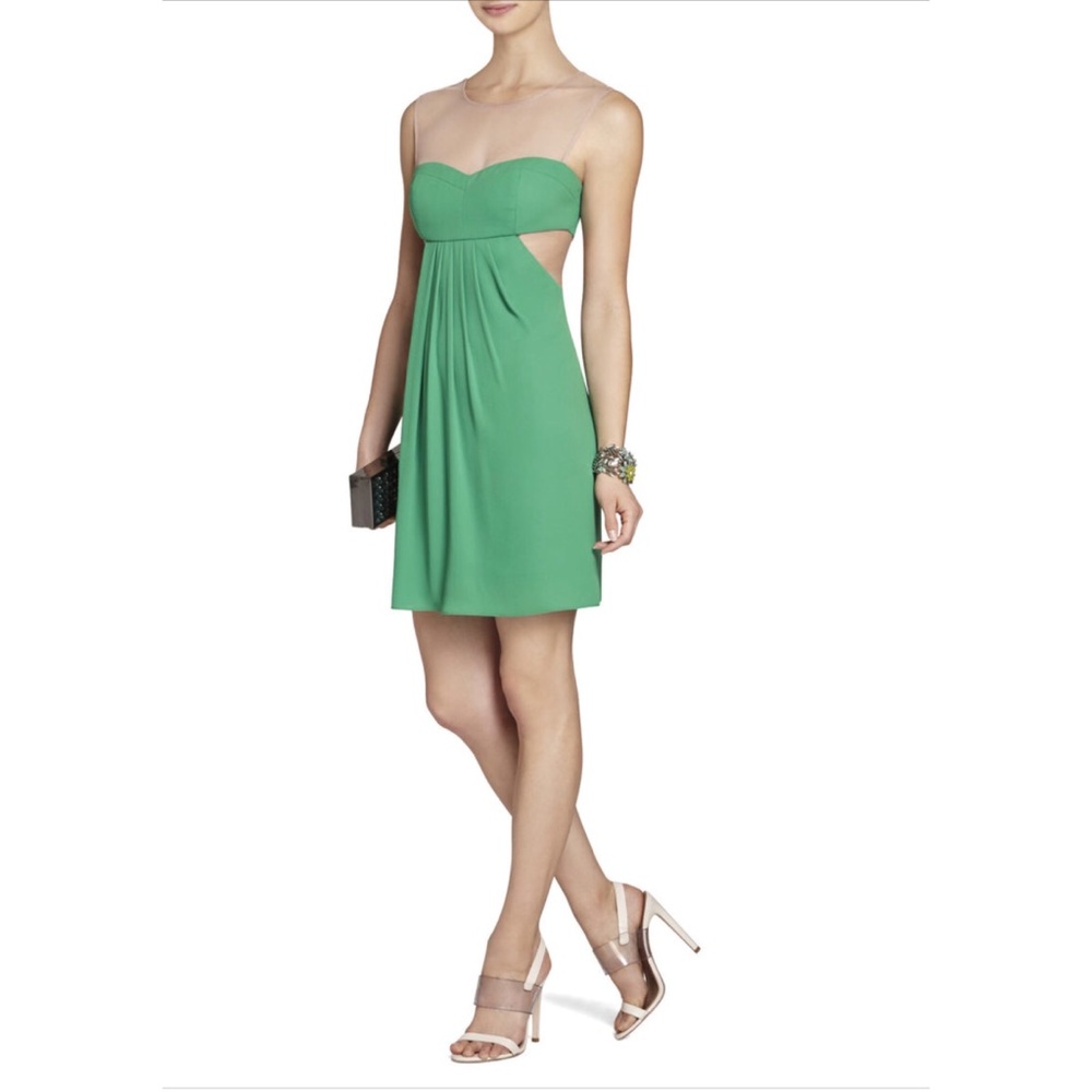 BCBG Sz 12 Kelly Green Dress NWT